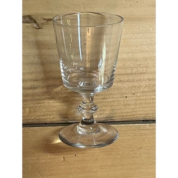 Set of 5 Vintage Lenox Clear Glass Drinking Goblets. Barware. Decor - Picture 3 of 8